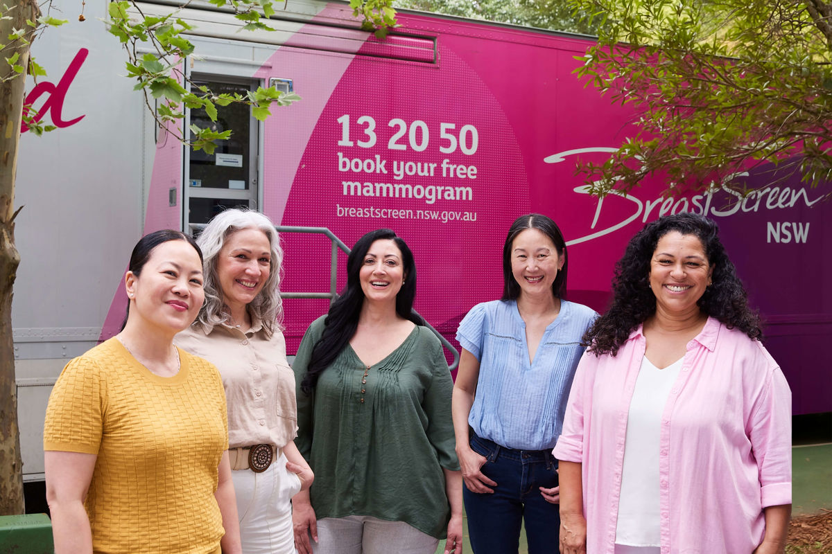 BreastScreen clinic's team photo